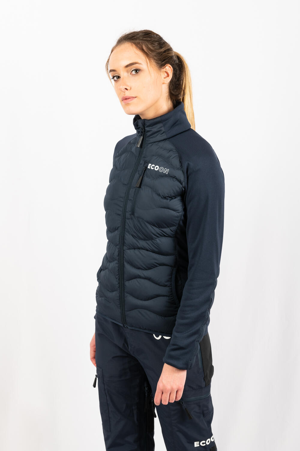 Veste ECOActive Hybrid Insulated Jacket Femme marque ECOON - Bleu 5/7
