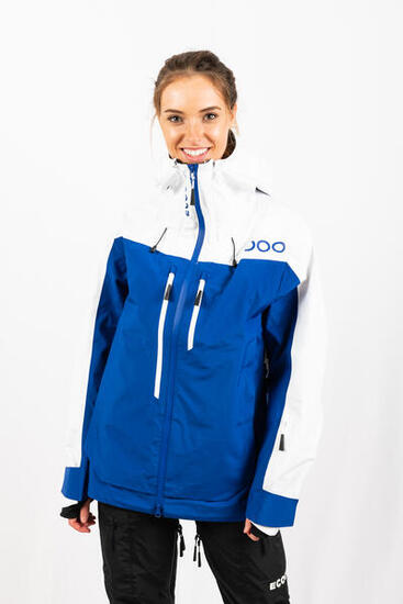 Veste ECOExplorer Jacket Femme marque ECOON - Bleu / Blanc