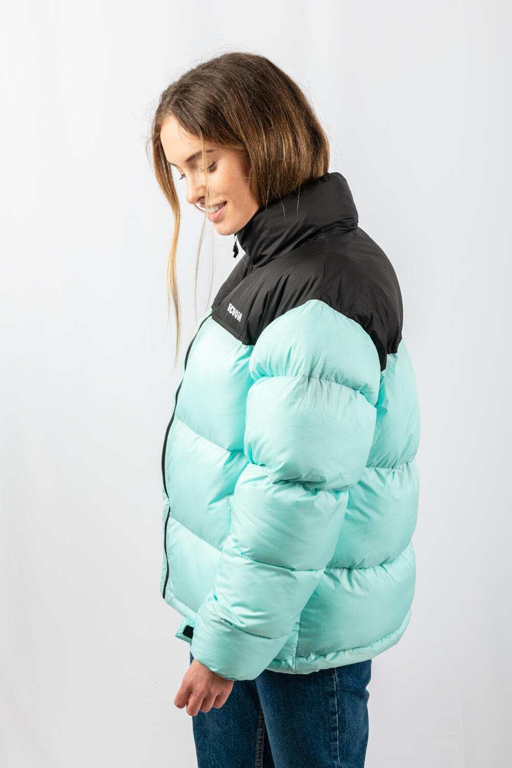 Veste Lisboa short jacket marque ECOON - Turquoise 5/7