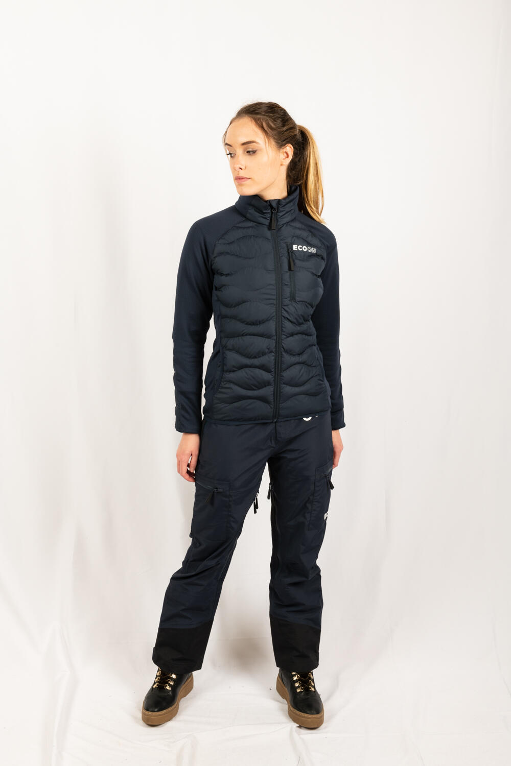 Veste ECOActive Hybrid Insulated Jacket Femme marque ECOON - Bleu 3/7
