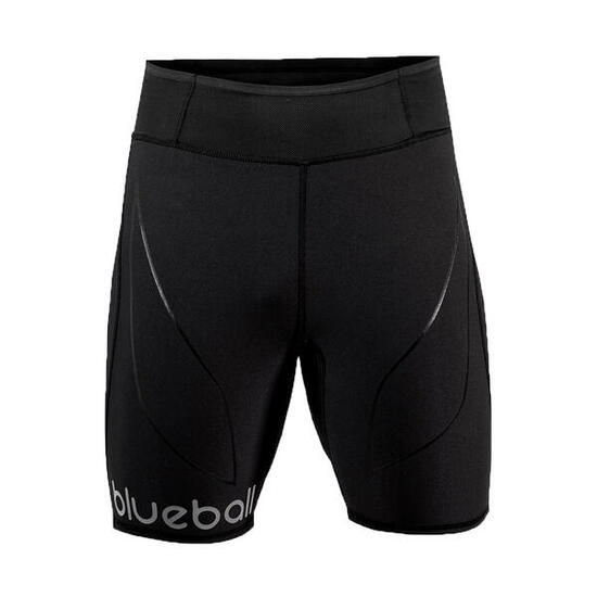 SHORT DE COMPRESSION RUNNING POUR HOMME BlueBall EN NOIR.