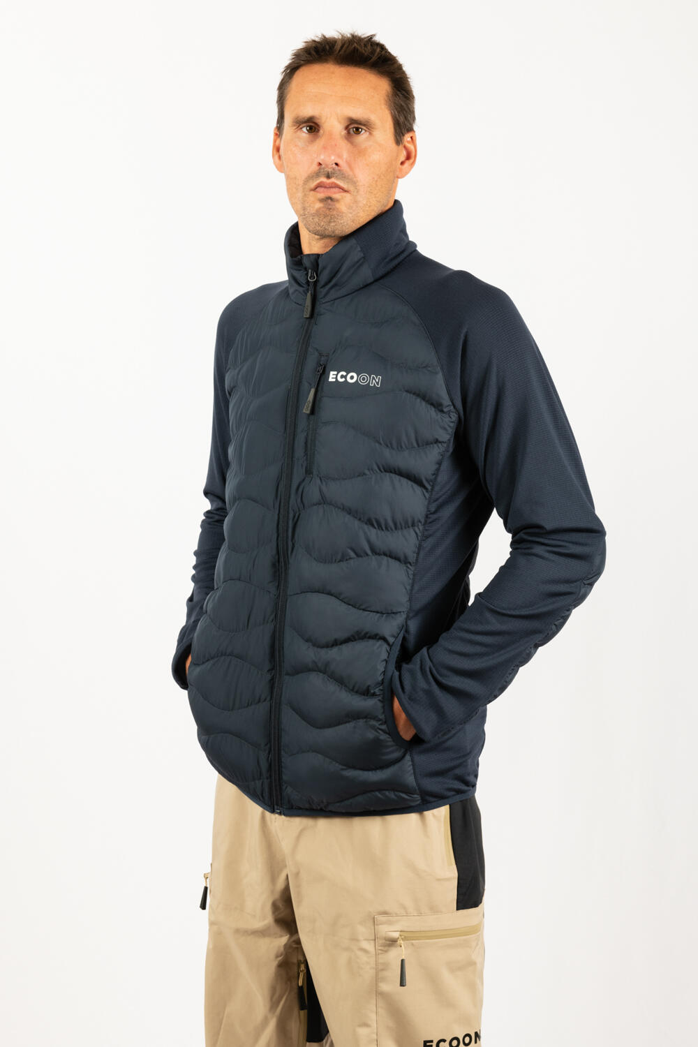 Veste ECOActive Hybrid Insulated Jacket marque ECOON - Bleu 3/7