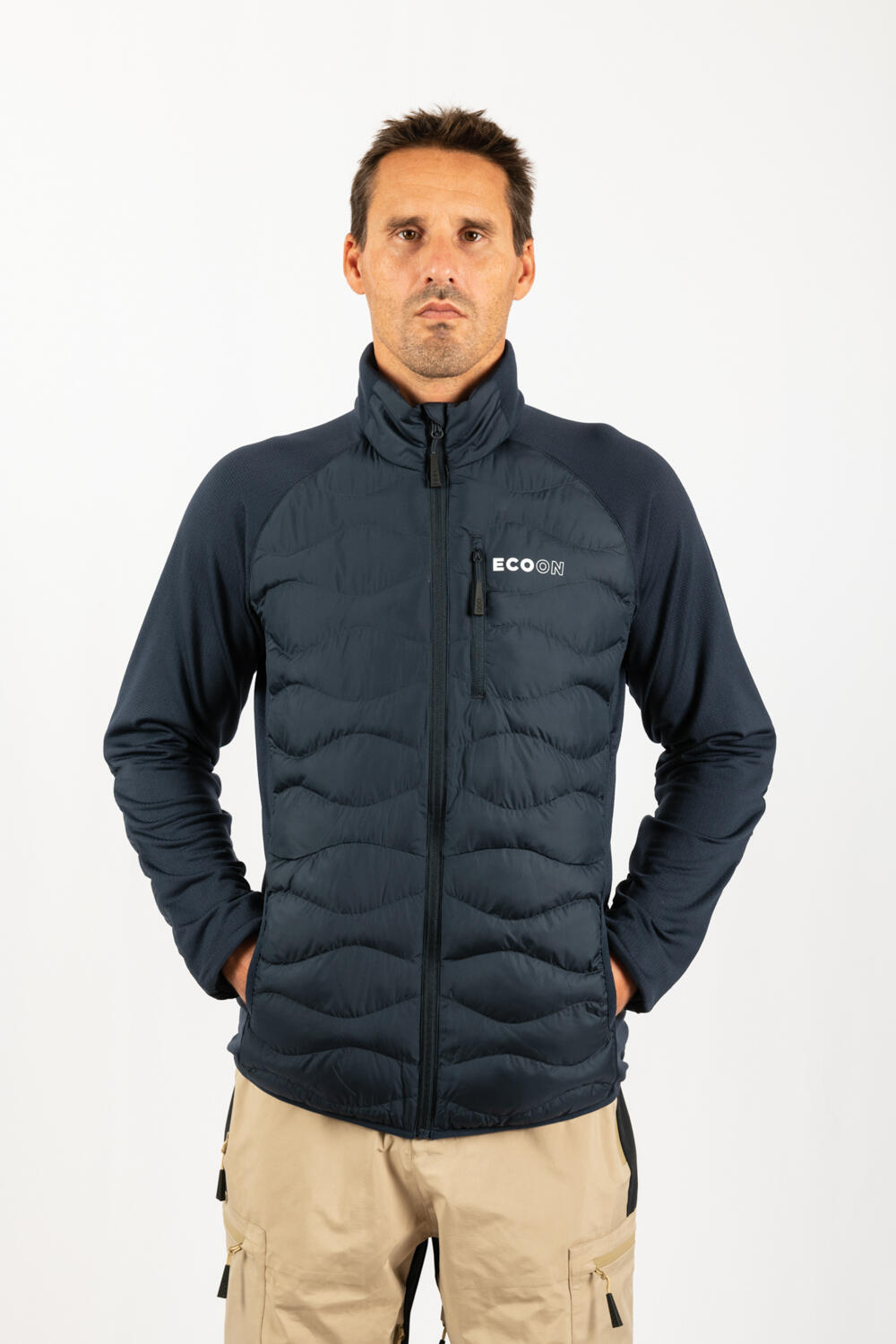 Veste ECOActive Hybrid Insulated Jacket marque ECOON - Bleu 2/7