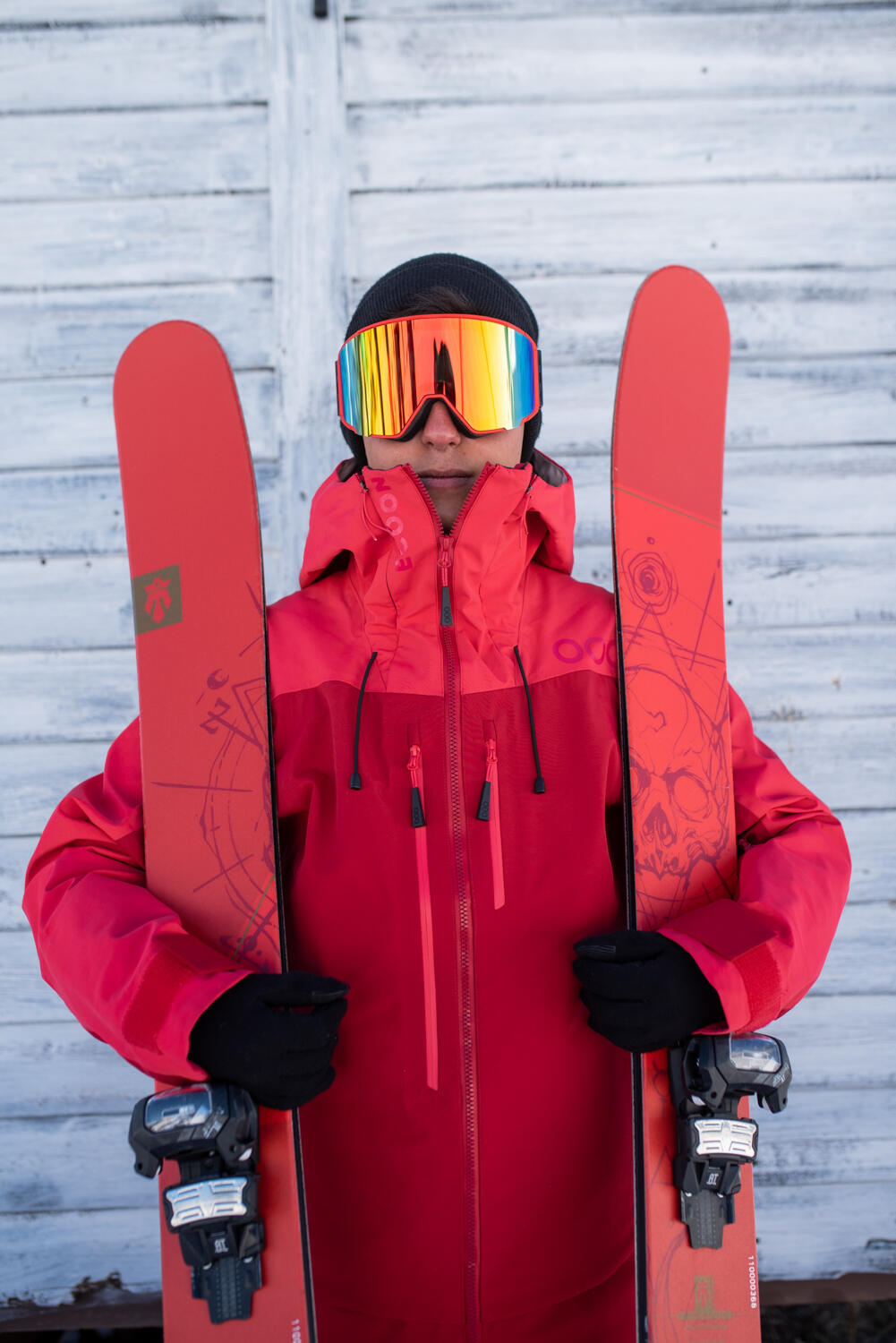 Veste ECOExplorer Jacket Homme marque ECOON - Rouge / Rouge Oscuro 4/7