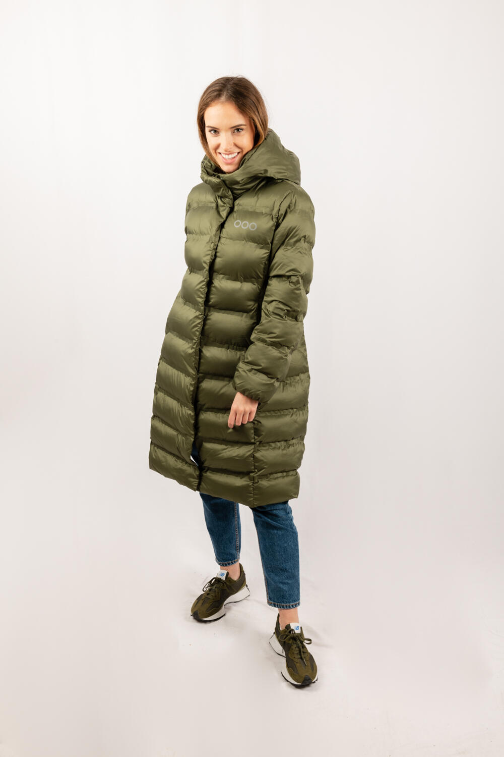 Veste Berlin Long jacket marque ECOON - Kaki 5/7