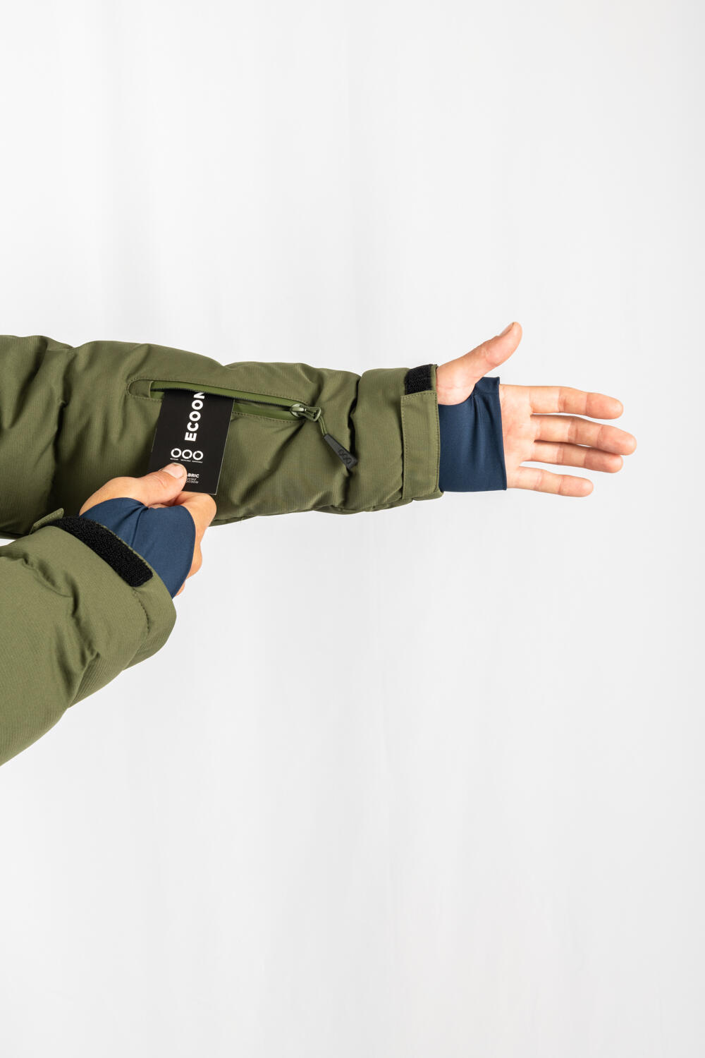 Veste ECOThermo Insulated Jacket Homme marque ECOON - Kaki 7/7