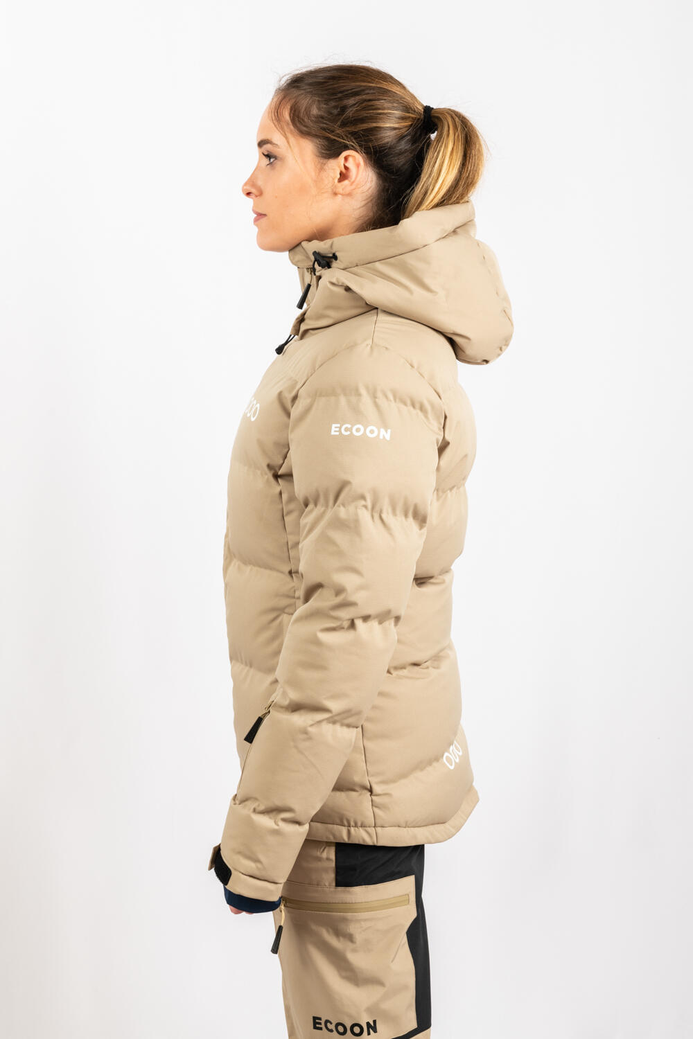 Veste ECOThermo Insulated Jacket Femme marque ECOON - Beige 7/7