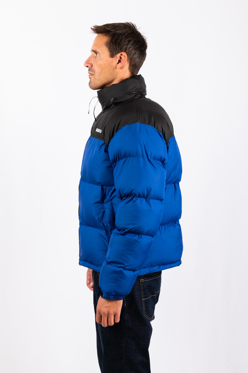 Veste Lisboa short jacket marque ECOON - Bleu claro / Noir 7/7