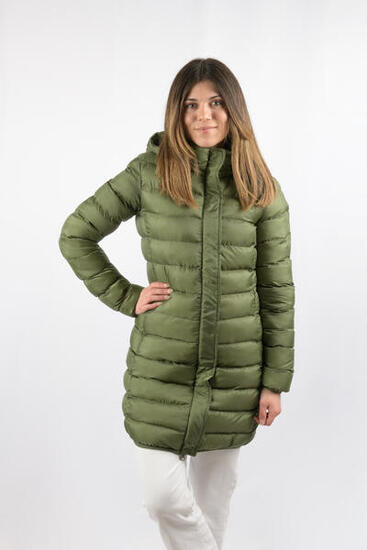 Veste Munich Long Jacket marque ECOON - vert oscuro