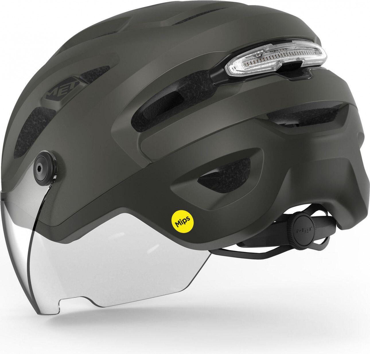 Casco MET Intercity Mips Grigio Opaco 3/6