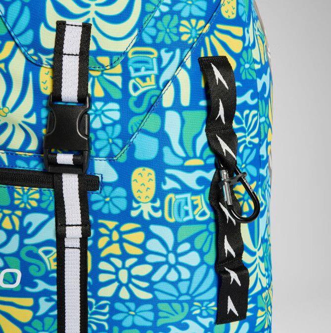 Mochila Speedo Team 35 L con estampado azul/verde 5/7