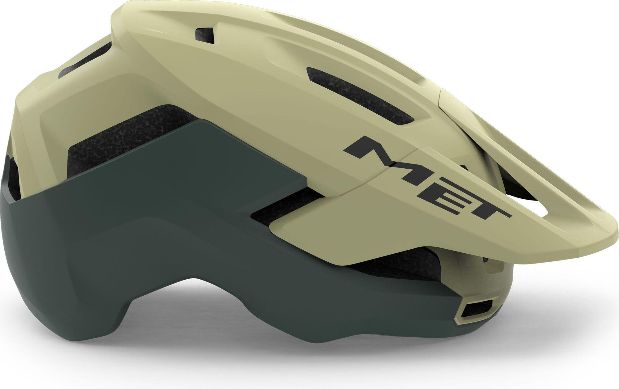 Met Terrae Mips MTB Casco Verde 3/4