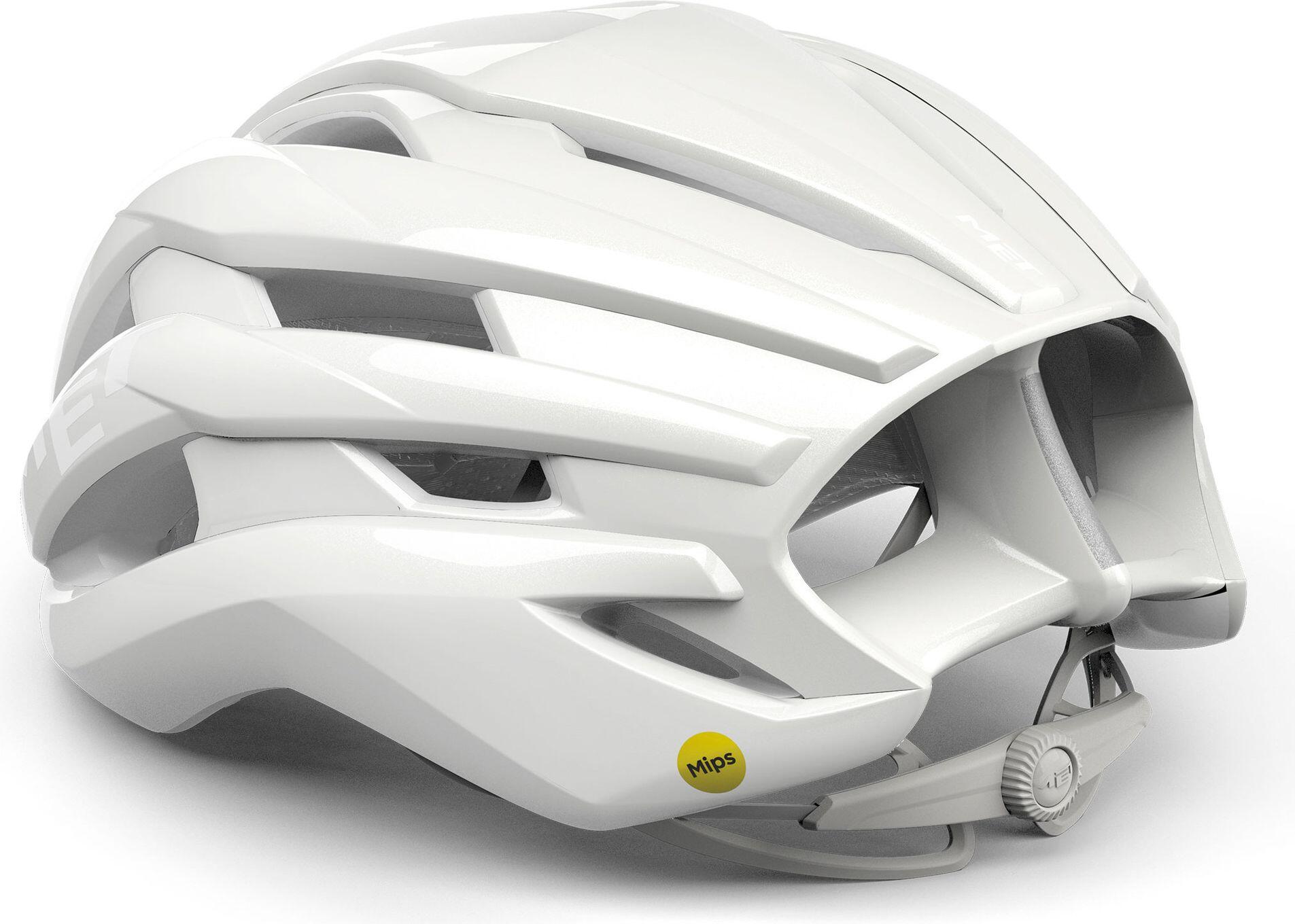 MET Trenta Mips Casco da strada Bianco 2/5