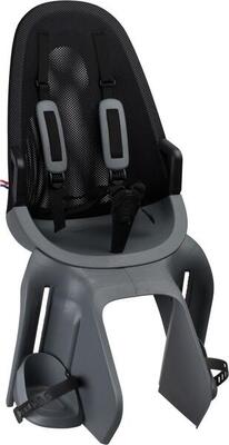 Qibbel air grey black rack mounted rear baby seat