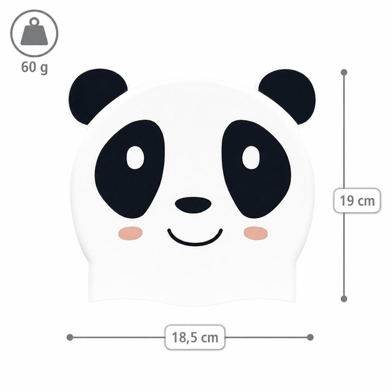 Czepek pływacki silikonowy dla dzieci na basen Aqua-Sport Panda 3/4