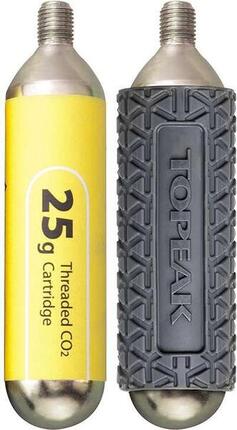 Cartouches CO2 Topeak Cartridge 25g Threated (x2)