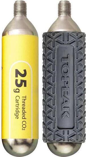 Cartouches CO2 Topeak Cartridge 25g Threated (x2)