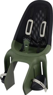 Qibbel air black rack mounted rear baby seat