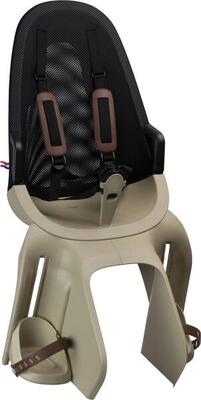 Qibbel air beige black rack mounted rear baby seat