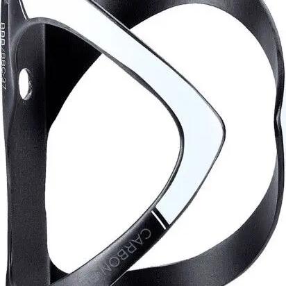 BBB FiberCage Carbon Bottle Cage UD Matte Black White