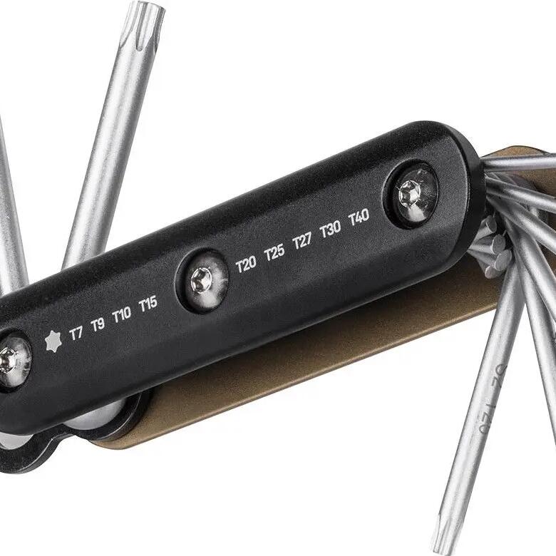 Topeak Torx Combo Multi Tools Black / Gold (9 Functions)
