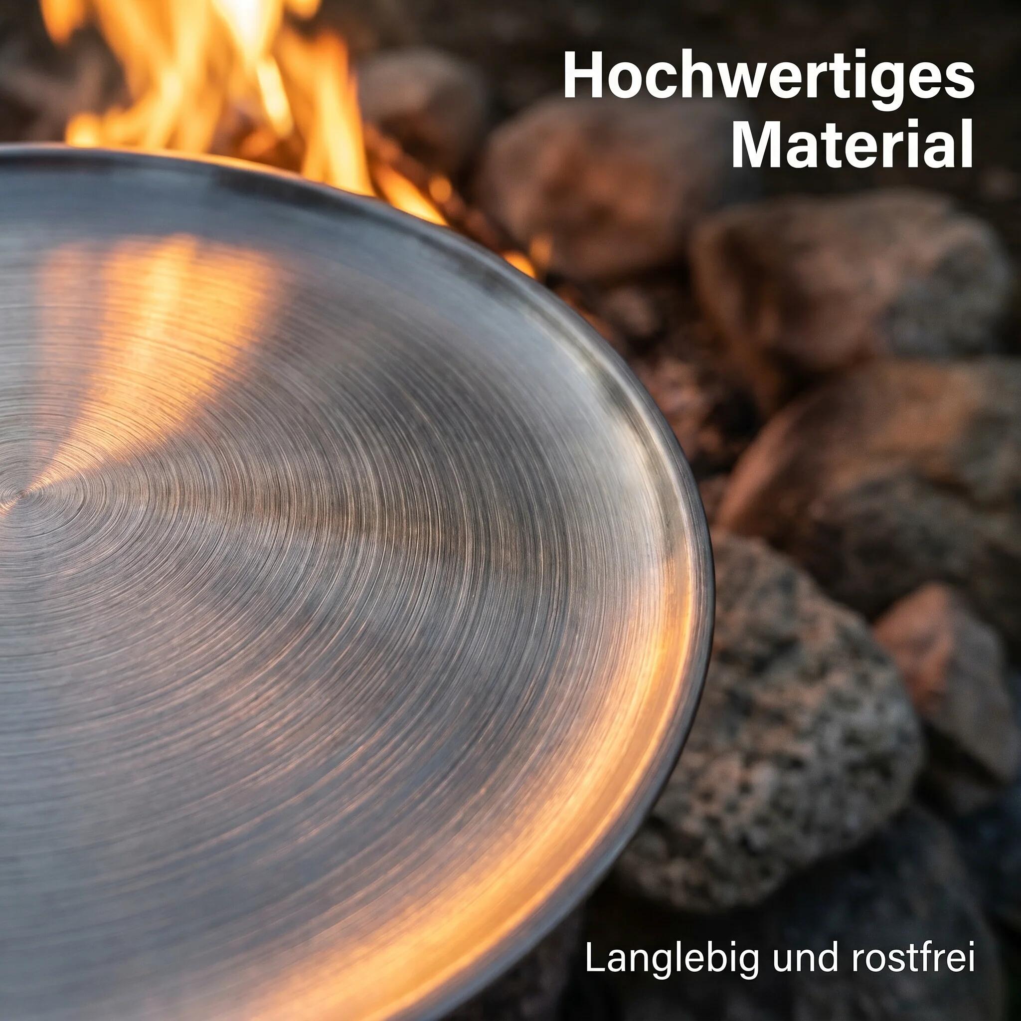 Ultraleichtes Camping Edelstahl Teller Set Becher Teller Besteck 222 g 4/7