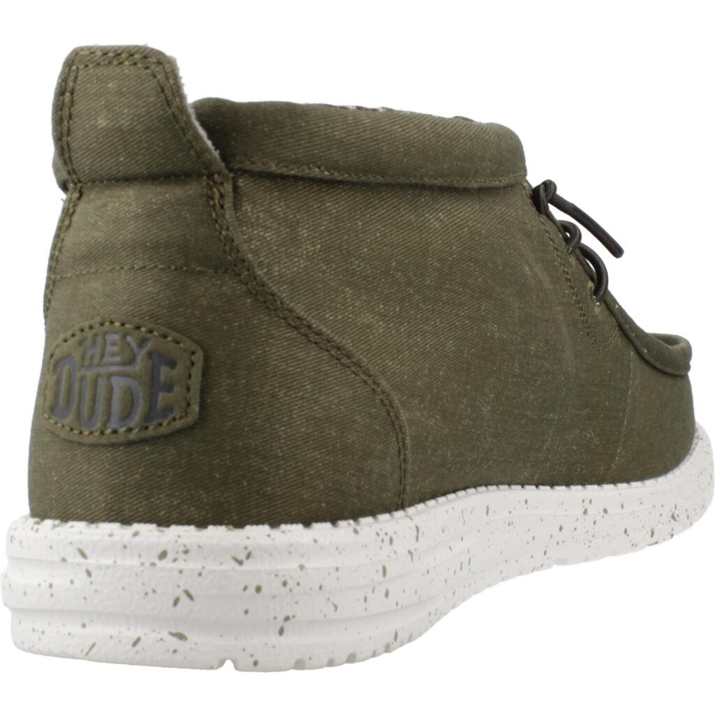 Sapatilhas para Homem Hey dude Wally mid canvas Verde 3/7