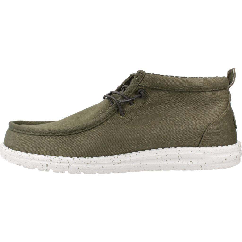 Sapatilhas para Homem Hey dude Wally mid canvas Verde 2/7