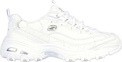 Skechers d'lites fresh start lifestyle-schoenen, wit/zilver, dames