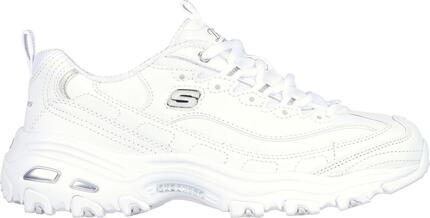Zapatillas Lifestyle Skechers D'Lites Fresh Start Blanco/Plata para mujer