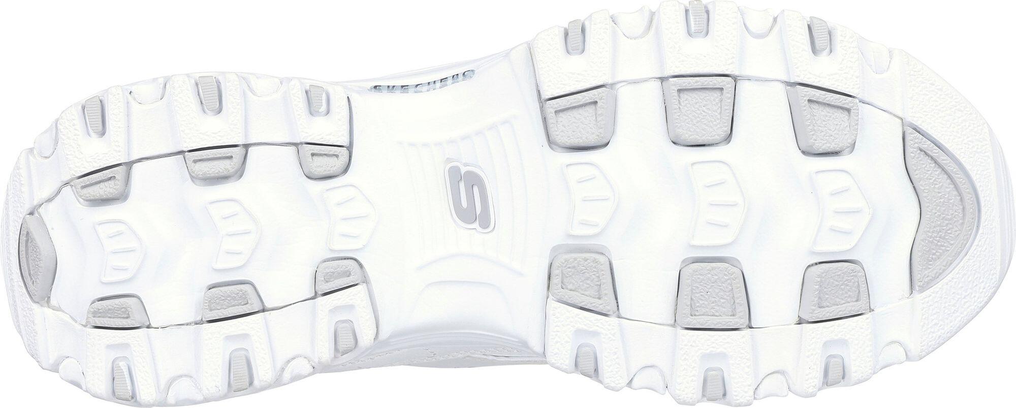 Chaussures Lifestyle Skechers D'Lites Fresh Start Blanc/Argent Femme 4/6
