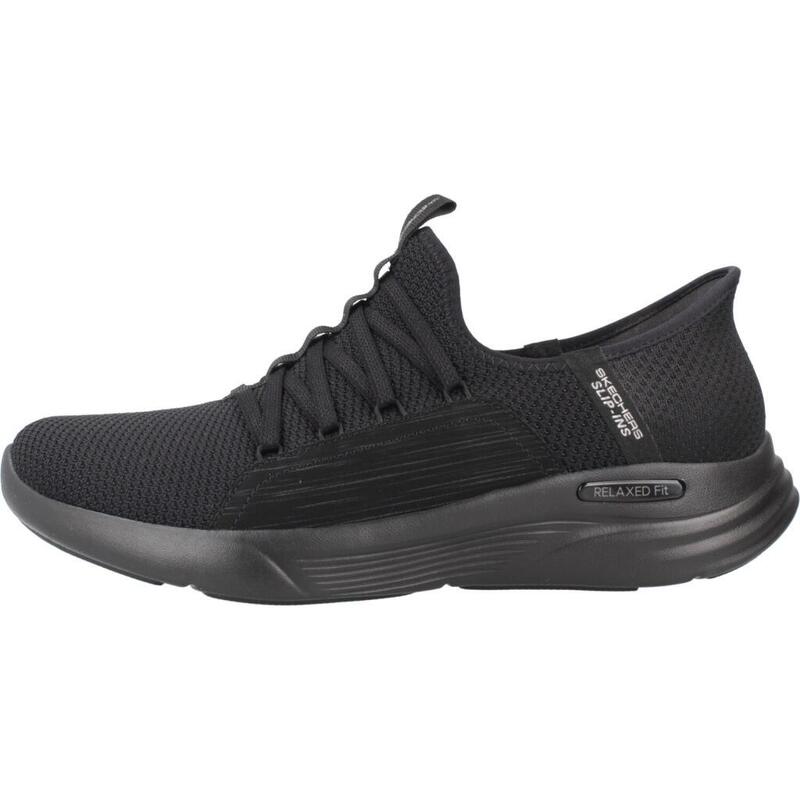 Pantofi Sport Skechers Model Slip Ins - Relaxed Fit Sport Culoare Negru