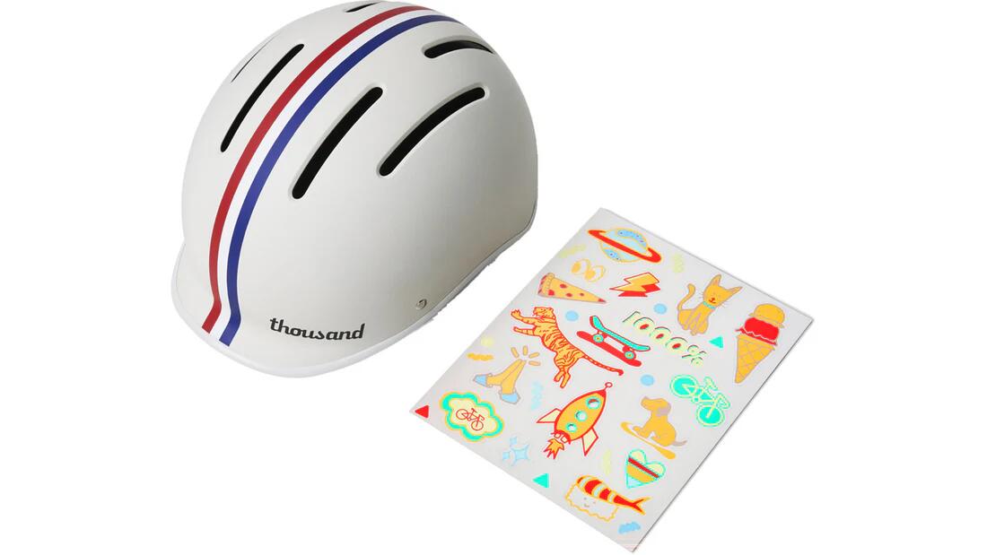 Capacete infantil Thousand Jr. - Creme Speedway - Tamanho único 4/6