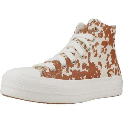 Sneakers converse model chuck taylor all star lift platform animal print kleur d