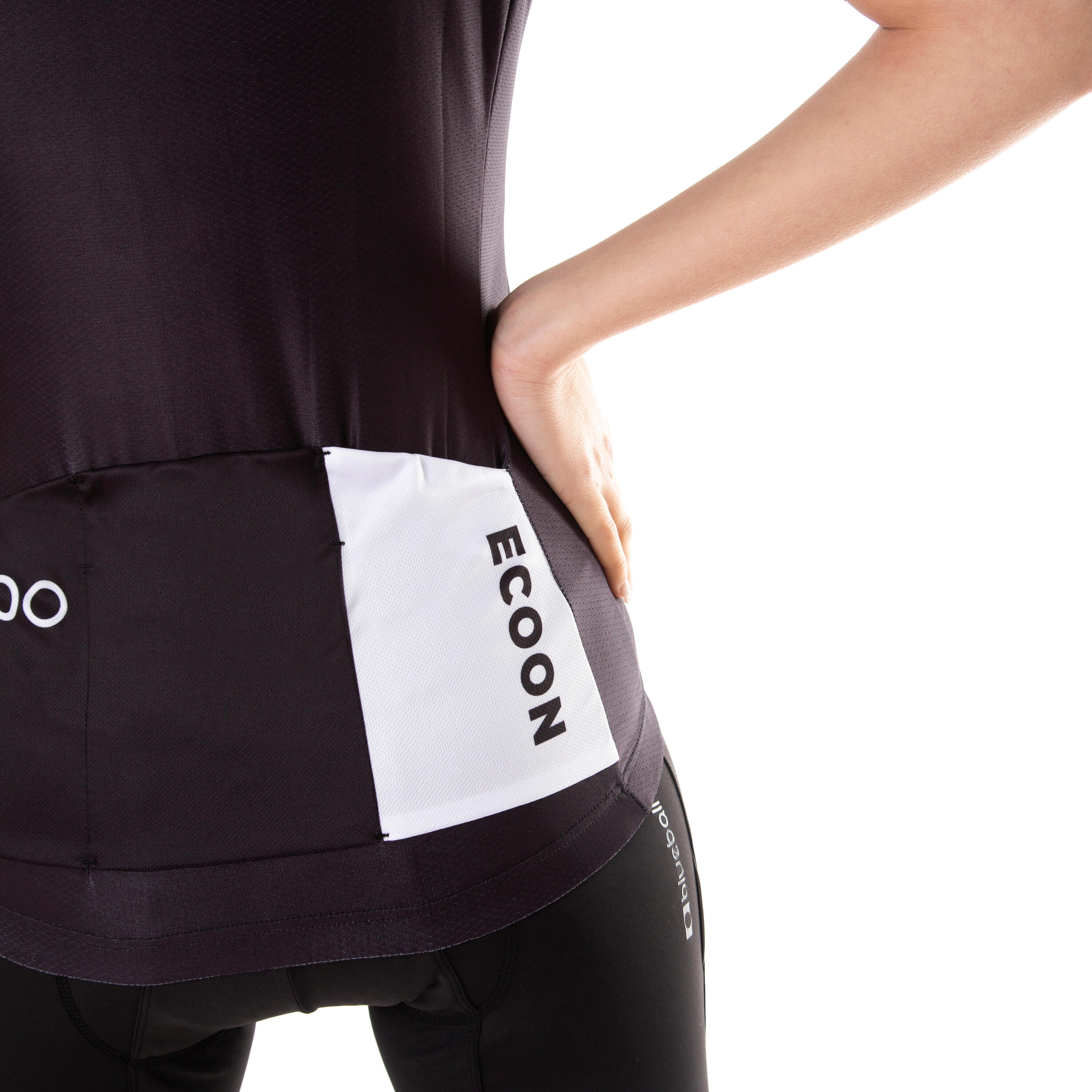 Maillot à manches courtes ECOON modèle Galibier Femme couleur noir 5/7