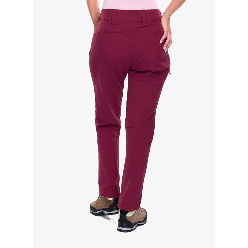 Pantaloni trekking femei Rab Incline bordeaux