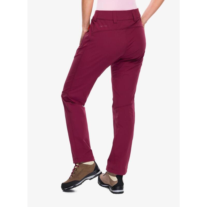Pantaloni trekking femei Rab Incline bordeaux