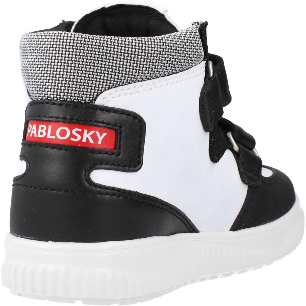 Zapatillas de Marcha deportiva de Microfibra de Niño PABLOSKY en Blanco 3/6