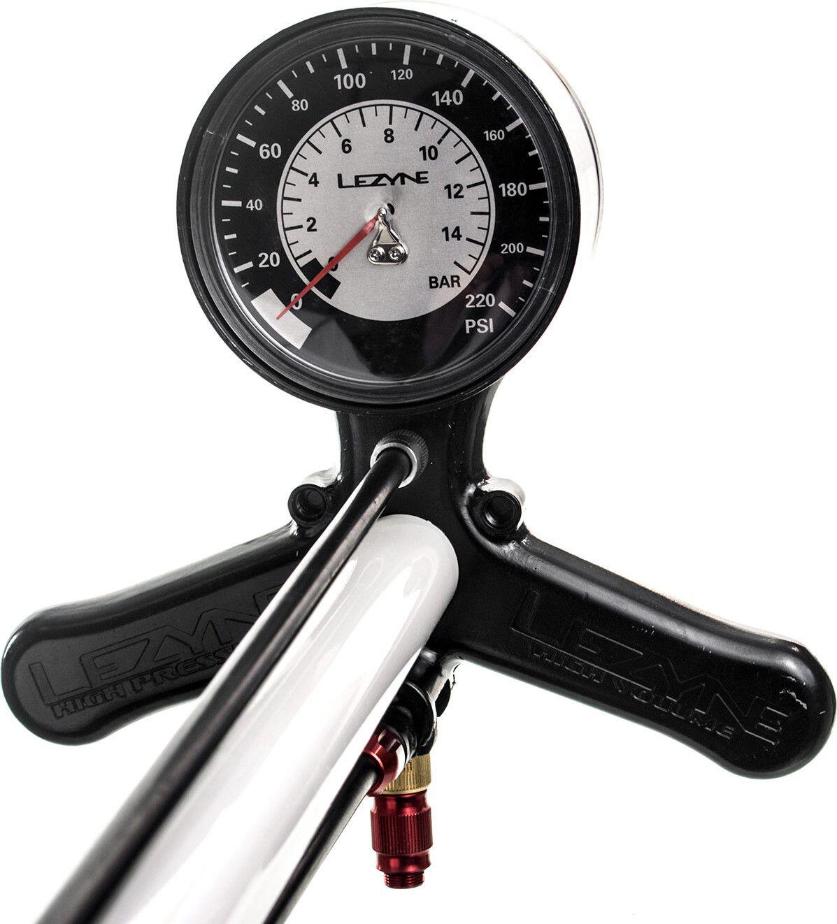 Lezyne Classic Floor Drive Bomba de pé branco 3/5
