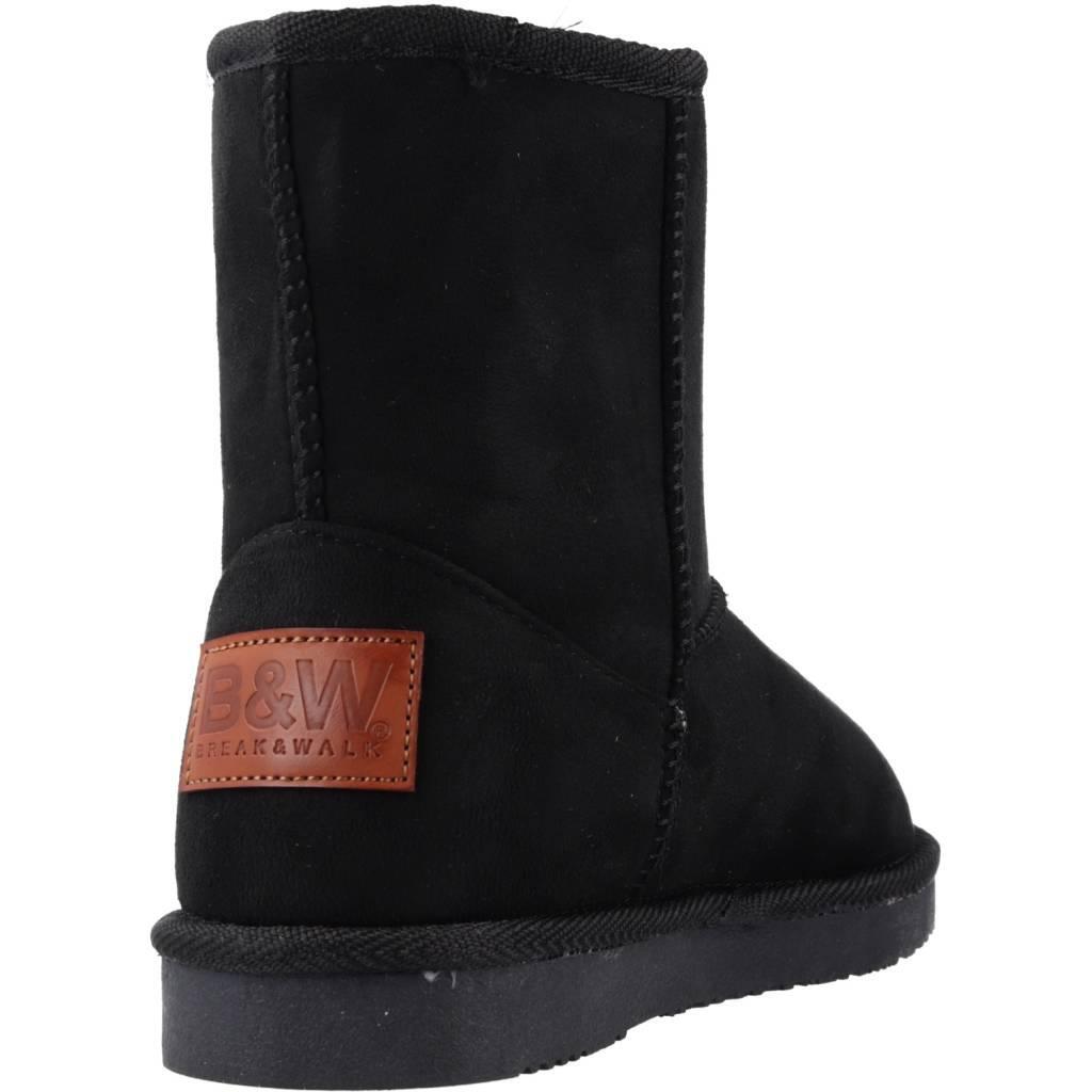 Botas Australianas Logo Water Repellent Negro B&W Barefoot 3/5