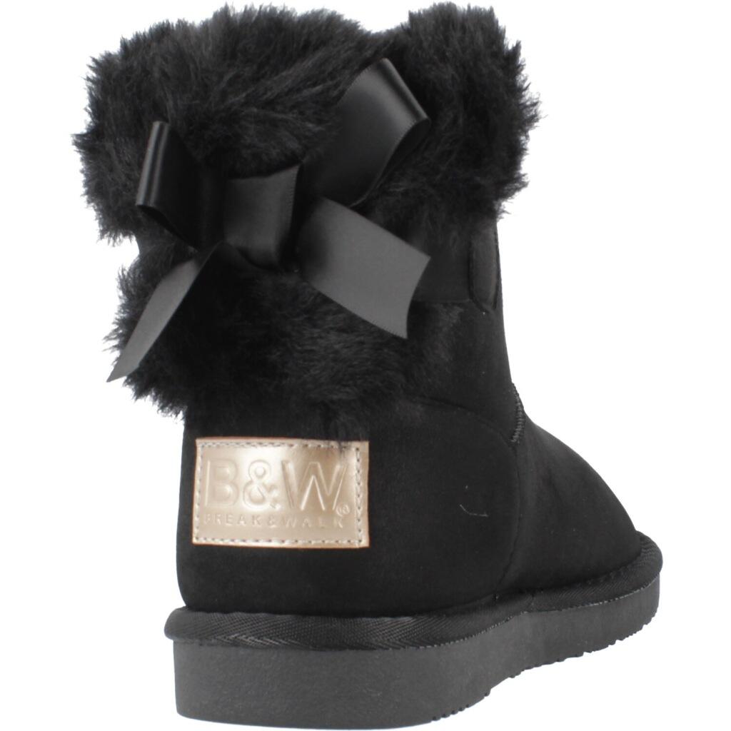 Botas Australianas Lazo Pelo Water Repellent Negro B&W 3/5