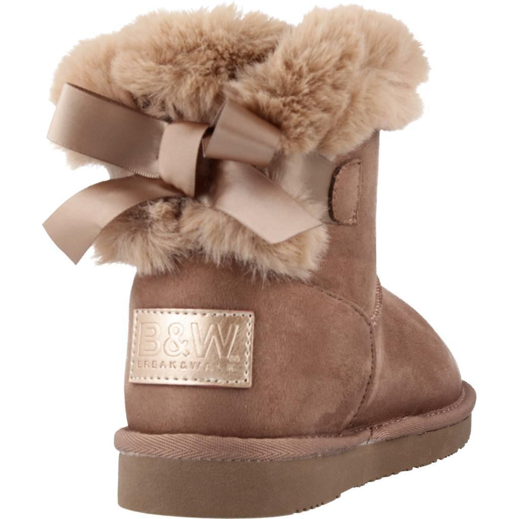 Botas Australianas Lazo Pelo Water Repellent Taupe B&W Barefoot 3/5