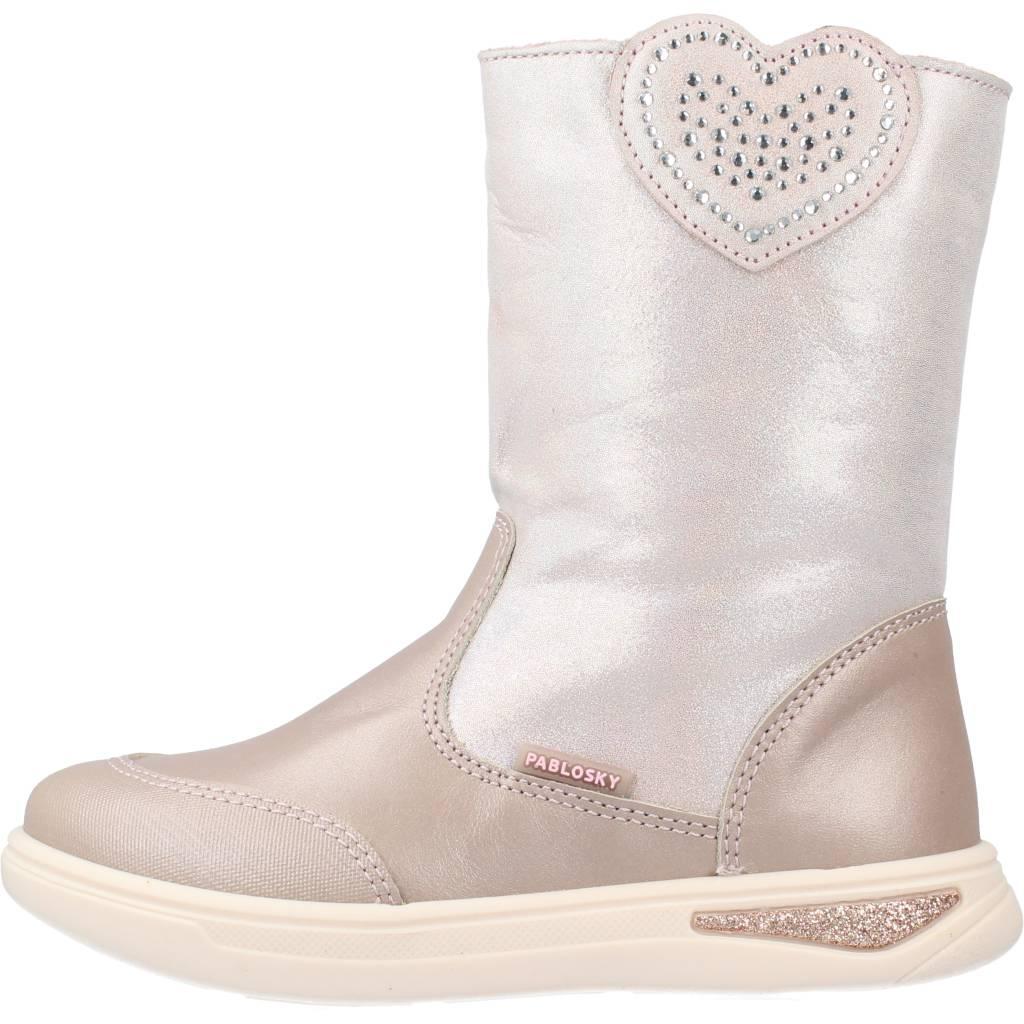 Botines de senderismo de Piel de Bebé Niña PABLOSKY en Beige 2/6