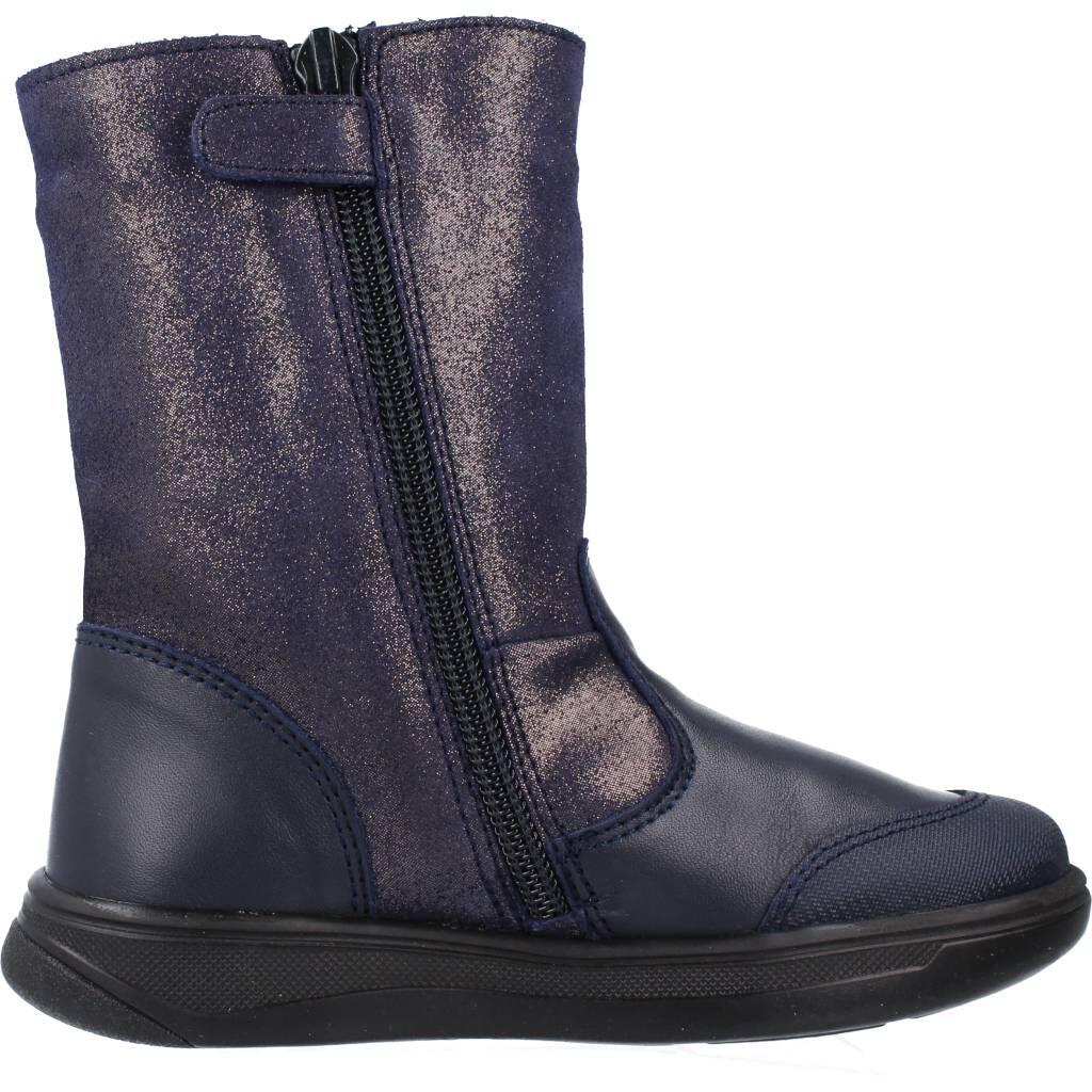 Botas desportivas de Couro de Bebé Menina em Azul escuro 4/6