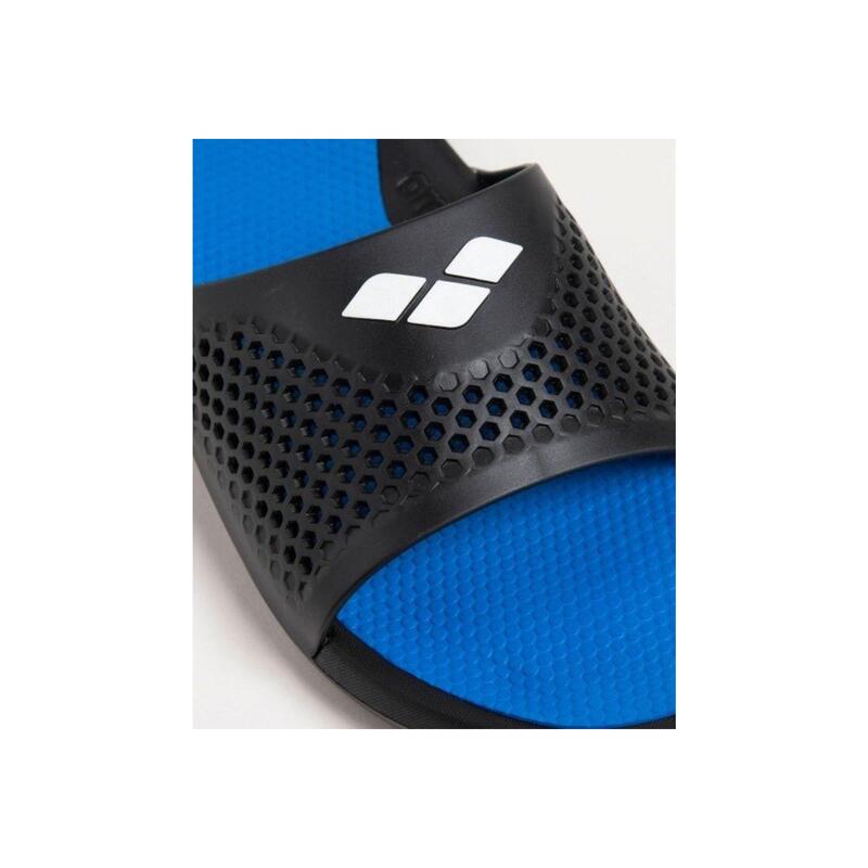 Arena Badslippers Bruno Zwart/Turquoise/Zwart