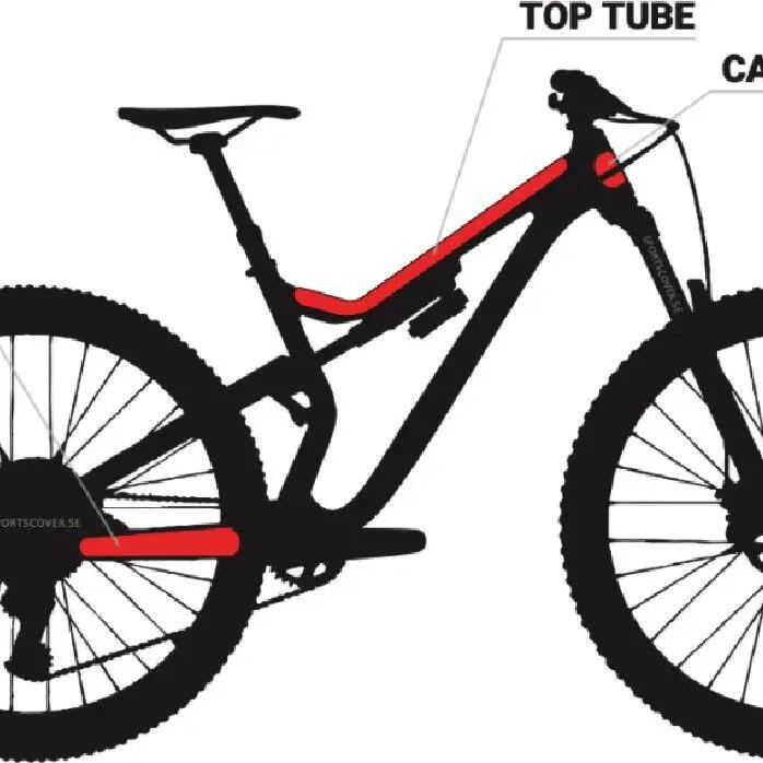 SportsCover BikeShield Premium Light Frame Protection Kit Glossy
