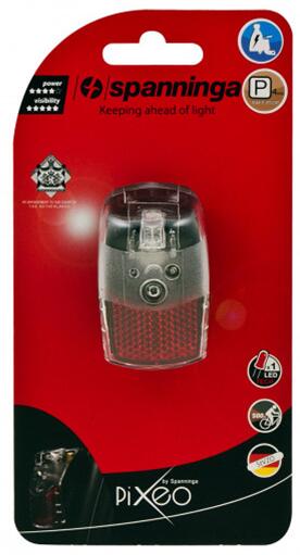 Spanninga Pixeo XB Fanale Posteriore a Batteria 2×AAA. 2/3