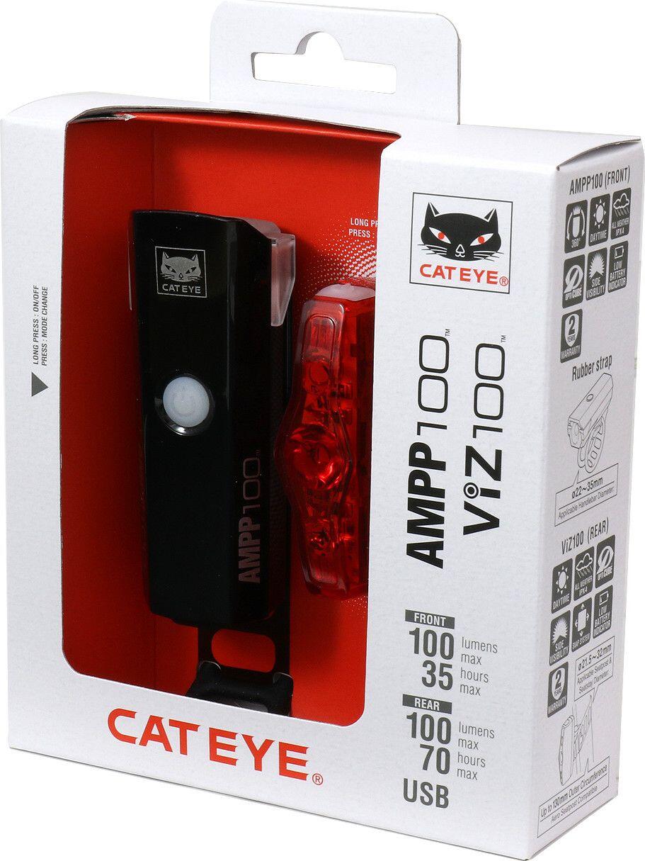 CatEye AMPP 100 / VIZ 100 Bike Light Set 5/7