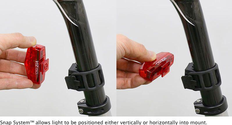 CatEye AMPP 100 / VIZ 100 Bike Light Set 4/7