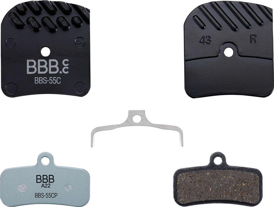 Pastilla de freno con disipador de calor BBB Cycling Coolfin Comp. Shimano Saint 3/3